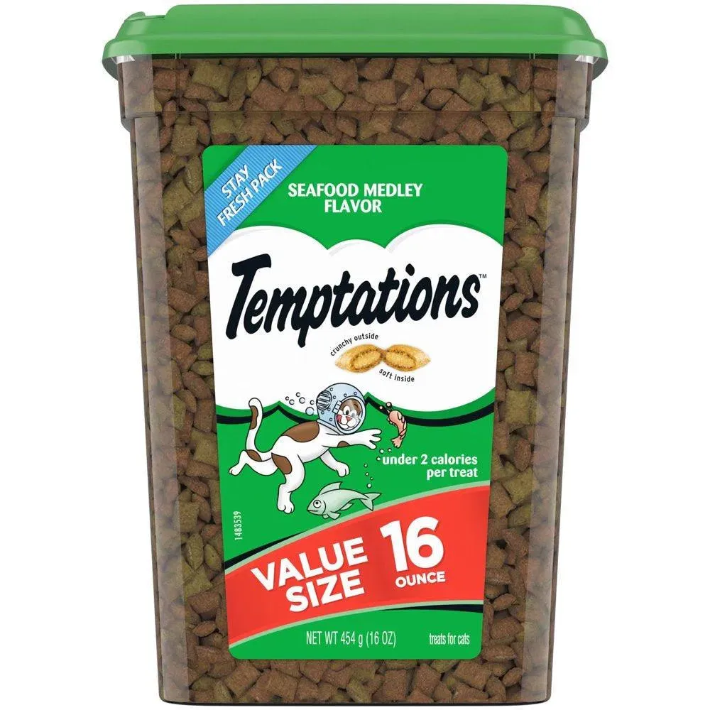 Seafood Medley Flavor Cat Treats 16 Oz
