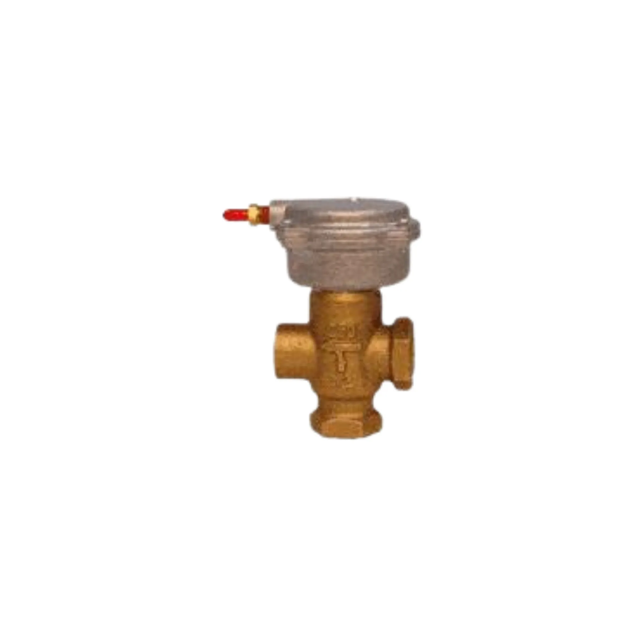 Siemens Building Technology 257-02033 1/2" NPT x Union Male 0.63 Cv  2-Way Normally Open Brass Valve Assembly