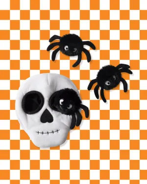 Skull   Spiders Hide-and-Seek Plush Dog Toy