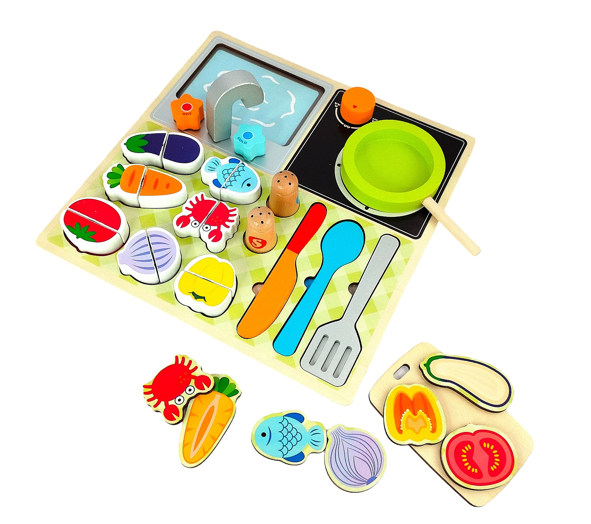 Special -  Wooden Kitchen Puzzle - Hakko Toys