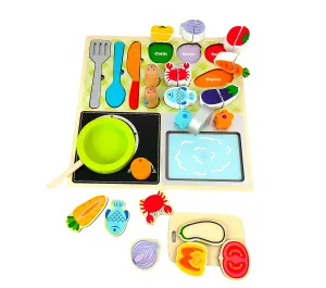 Special -  Wooden Kitchen Puzzle - Hakko Toys