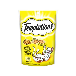 TEMPTATIONS Cat Treats, Tasty Chicken, 12-Pack, 85 g