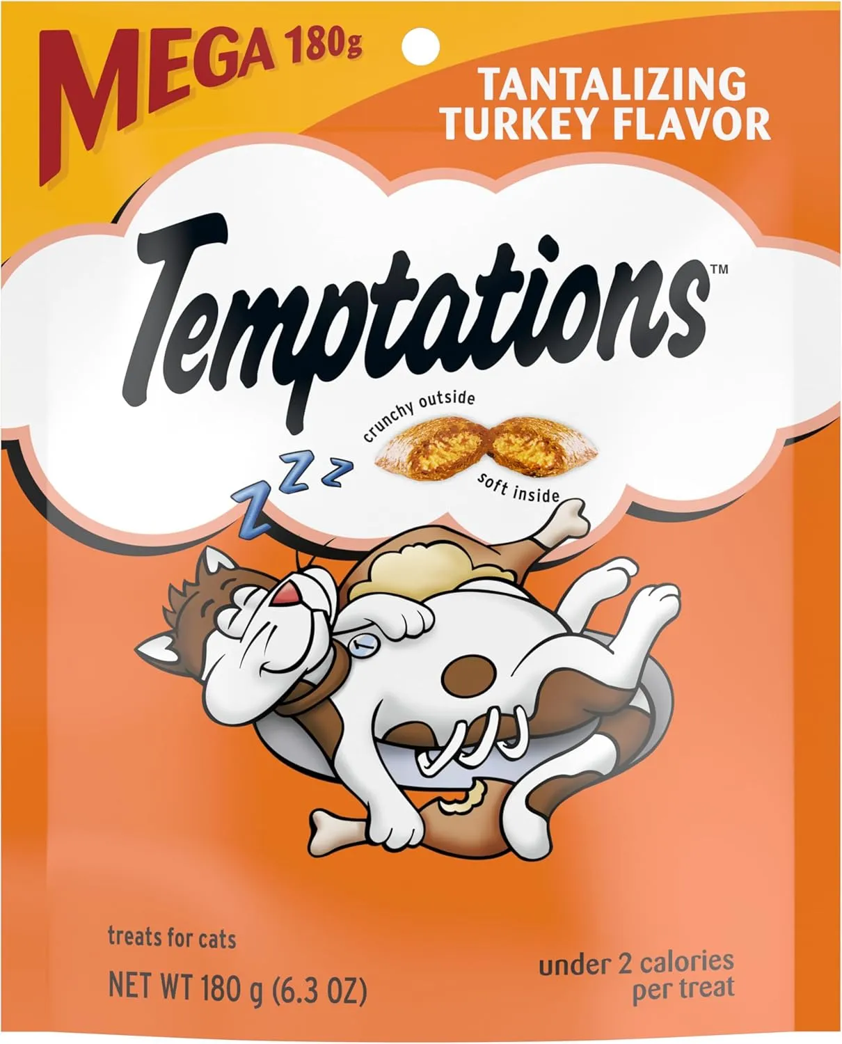 Temptations Classics Tantalizing Turkey Flavor Soft & Crunchy Treats for Cats