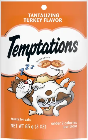 Temptations Classics Tantalizing Turkey Flavor Soft & Crunchy Treats for Cats