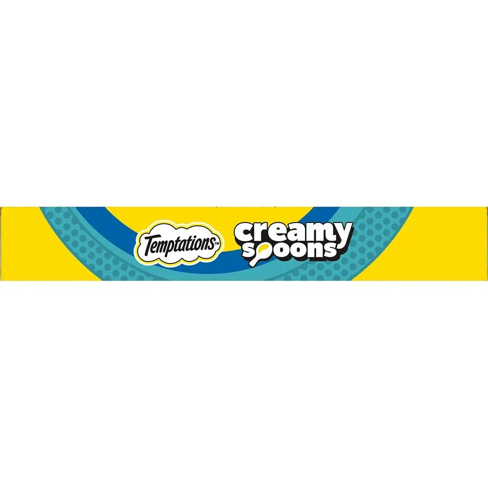 Temptations Creamy Spoons Cat Treat Savory Salmon & Tempting Tuna 4x10g
