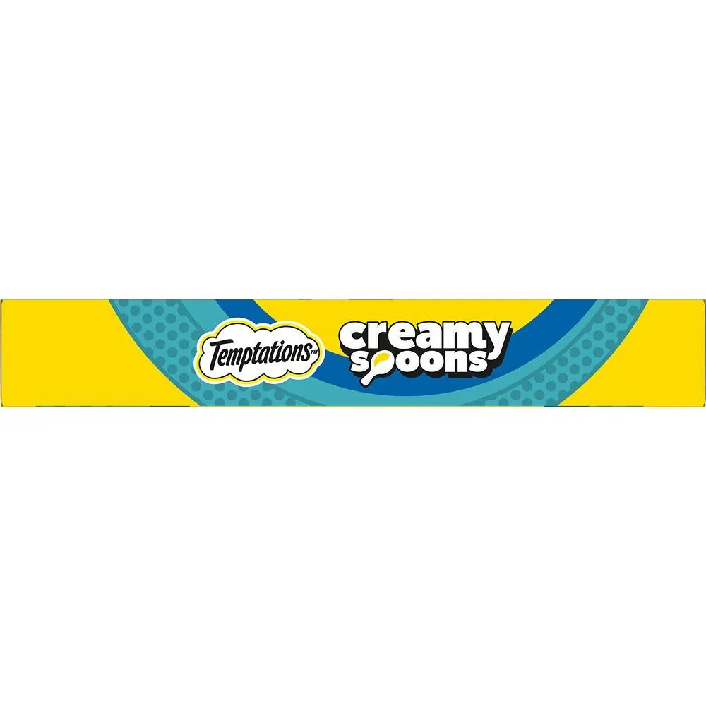Temptations Creamy Spoons Cat Treat Savory Salmon & Tempting Tuna 4x10g