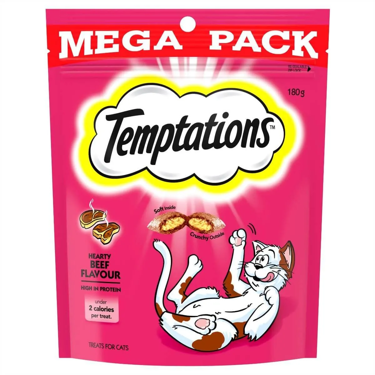 Temptations Hearty Beef Cat Treats