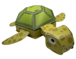 Turtle 3D Puzzle |Fits Perfect In The Bottom of a Shoebox!