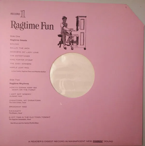 Various - Ragtime Fun (4xLP, Album   Box) (NM or M-)