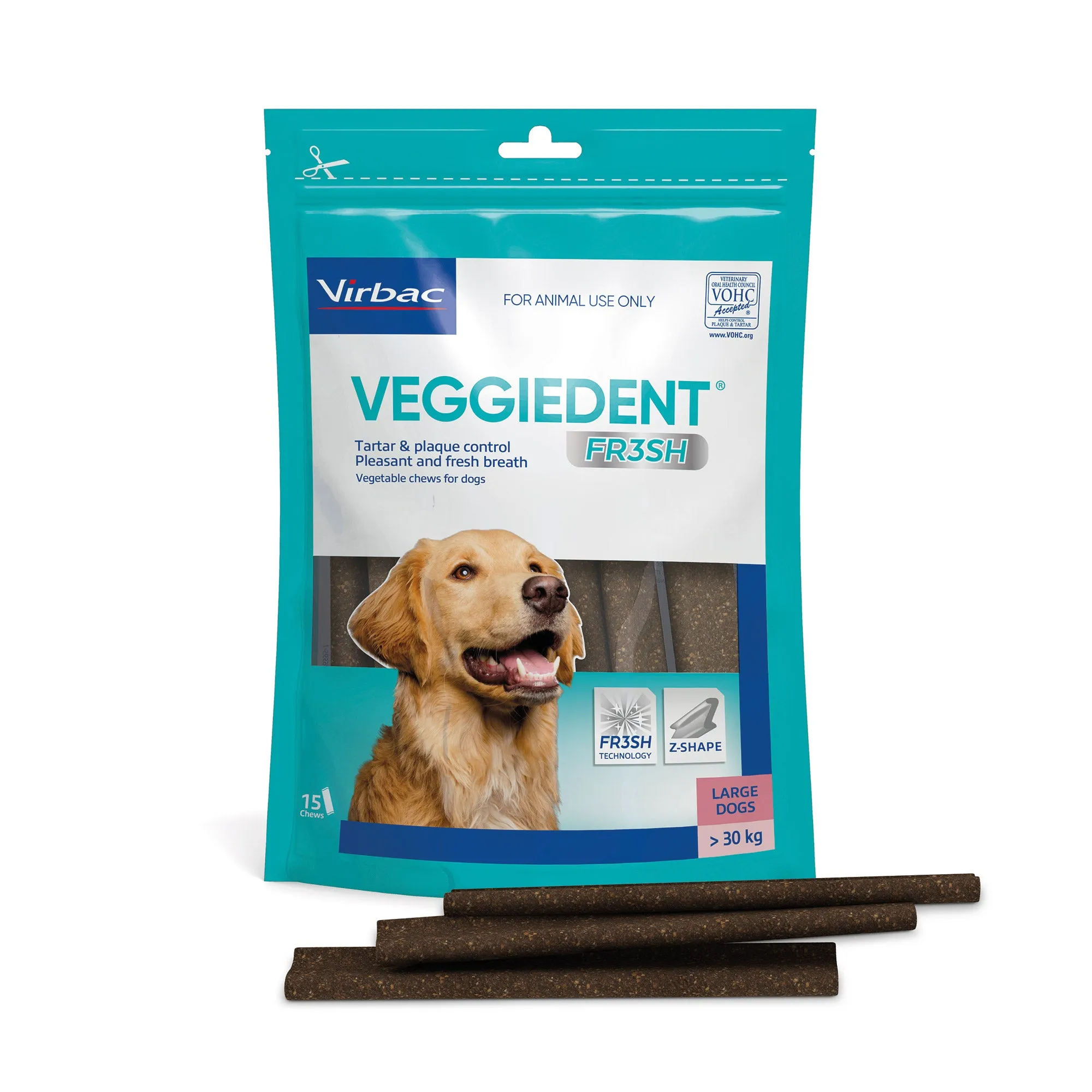 Virbac Veggiedent Dental Chews for Dogs