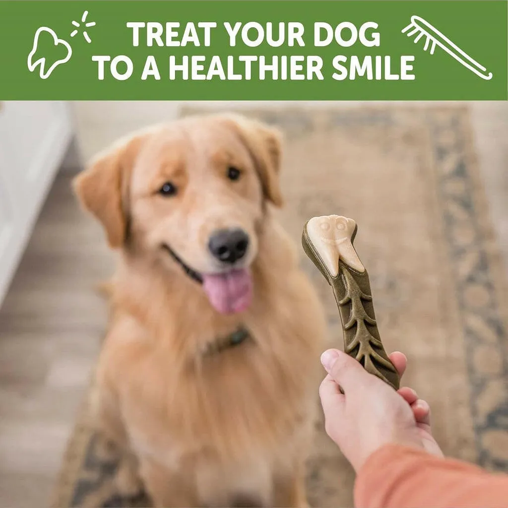 WHIMZEES by Wellness Brushzees Natural Dental Chews For Dogs Large Breed (12.7 oz)