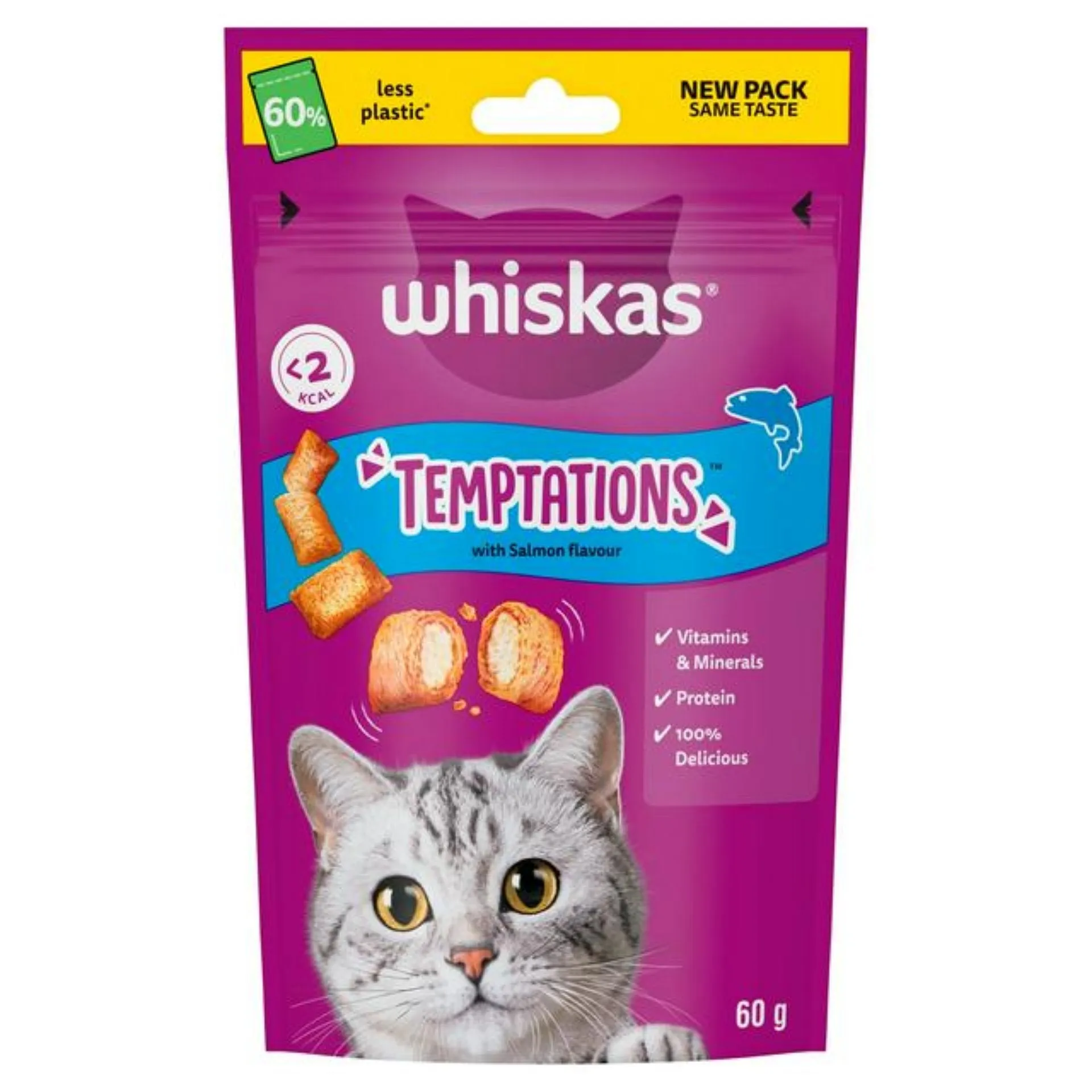Whiskas Cat Treat - Temptations - Salmon